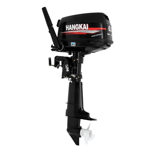 MEELRYD Aussenborder Benzinmotor 625 PS 4-Takt 123cc, Leistungsstarker Außenborder Bootsmotor CDI System Outboard Motor Schlauchboote, Fischerboote 5000-6000r/min