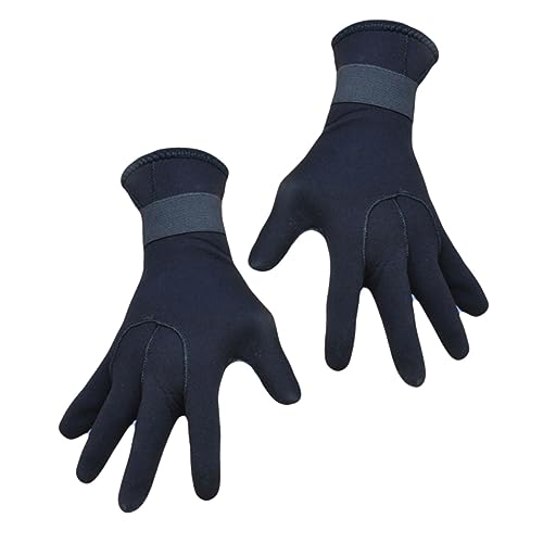 BTGHPI 3 mm Neopren-Handschuhe für Kajakfahren, Paddeln, Tauchen, Thermoschwimmen, verschleißfeste Handschuhe für Männer und Frauen, 2 Stück