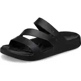 Crocs Damen Getaway Strappy Slides, Schwarz, 37/38 EU