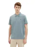 TOM TAILOR Herren Basic Piqué Poloshirt, 27475 - Grey Mint, XXL