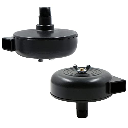 Luftkompressor Ansaugfilter Schalldämpfer Filter Kompressor - 2 Stück 16mm 3/8PT Ansaugfilter, Außengewinde Luftkompressor Schalldämpfer Filter Schalldämpfer für Kolben Kolbenkompressor