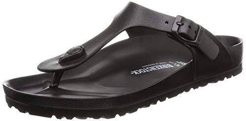 BIRKENSTOCK Unisex-Erwachsene Gizeh Zehentrenner, 38 EU, Schwarz Black