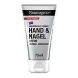 Neutrogena Hand & Nagel Creme (75 ml), feuchtigkeitsspendende Handcreme mit 4-in-1 Pflege für schöne Hände & Nägel, schnell einziehende Hautpflege mit Panthenol & Glycerin