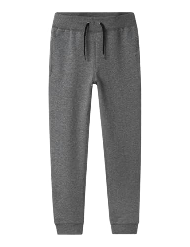 NAME IT Jungen Nkmsweat Pant Bru Noos Sweathose, Dark Grey Melange, 134 EU