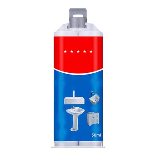 Porzellan-Reparaturpaste, Fliesenrissfüller - Fliesenspachtel -Kleber - Schnell trocknender Rissfüller, Fliesenreparatur-Spanfüllerpaste für Keramikfliesen, Porzellan, Acryl, Glasfaser