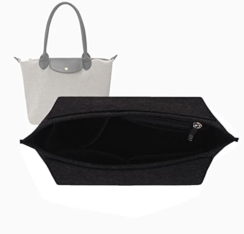 Große Geldbörse Organizer Einsatz für lange Champ-Organizer-Einsatz Le Pliage Tote Purse Organizer Einsatz 1028black-L