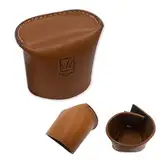 Große Größe, japanische Utaguchi-Kappe, echtes Leder, Shakuhachi-Abdeckung für wertvolle Shakuhachi, Einheitsgröße