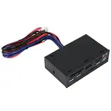 Orolotay Multi funktional 5,25" Media Dashboard Kartenleser USB 2.0 USB 3.0 20Pin e-SATA SATA Front Panel