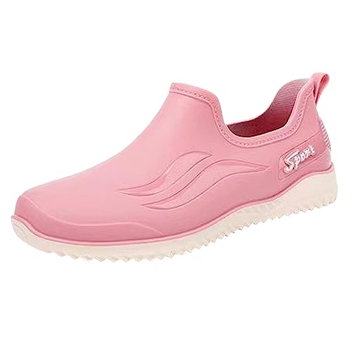 Damen Gummistiefeletten Damen Regenstiefeletten Gummistiefeletten Damen Wasserdichter Gumischtifel Damen Hoch Rain Boots Chelsea Atmungsaktiv Gartenstiefel