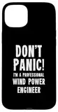 Windkraft-Ingenieur Hülle für iPhone 15 Plus
