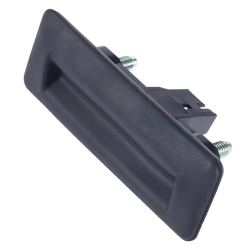BOWAREPRO Heckklappengriff Roomster, Türgriff Heckklappe Taster 5J0827566E, Türgriffgriff Kompatibel mit Skoda Fabia Superb Roomster (Hinten), Heckklappenschalter, Schwarz