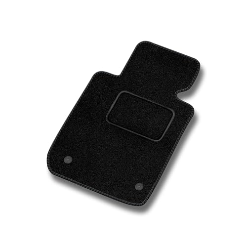 SMK Velours Standard Fahrermatte 1-teilig passend für Mazda CX-3 2014-2021 - Standard, Gewebt, Schwarz Fahrerseite - Erleben Sie neuen Fahrkomfort mit einem Velours- Fahrermatte passend für Ihr Auto