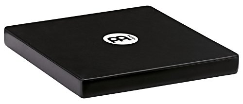 Meinl Percussion Travel Cajon Instrument - Trommelkiste für unterwegs mit Snare - Flache Handtrommel mit klarem Sound - Schwarz (TCAJ1BK)