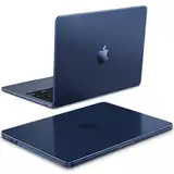 Fintie Hülle Kompatibel mit MacBook Air M3 M2 13.6 Zoll A3113 A2681 (2024-2022), [100% Entspricht der Offiziellen Farbe] Premium Ultradünne Matte Hartschale Schutzhülle Case, Mitternacht