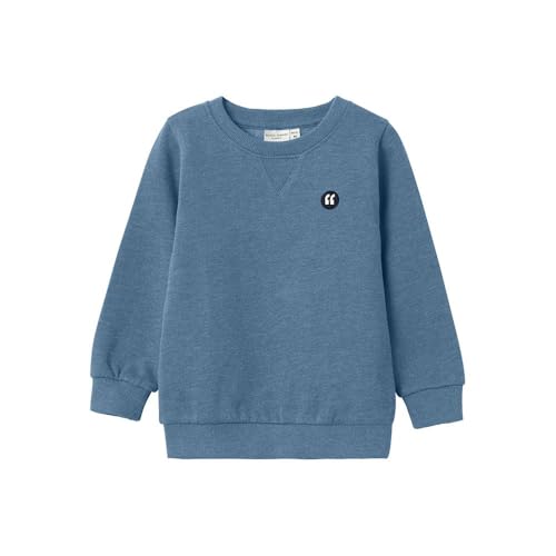 NAME IT Jungen Nmmvimo Ls Bru Noos Sweatshirt, Coronet Blue, 98 EU