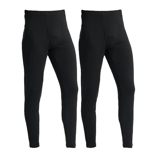 LANBAOSI 2er Pack Herren Thermo Unterhose Lang Unterhosen Herren Winter Funktionsunterwäsche Männer Skiunterwäsche Thermounterwäsche