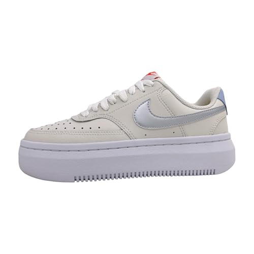 Nike Damen Court Vision Alta Sneaker, Phantom/Football Grey-Light Ma, 38.5 EU