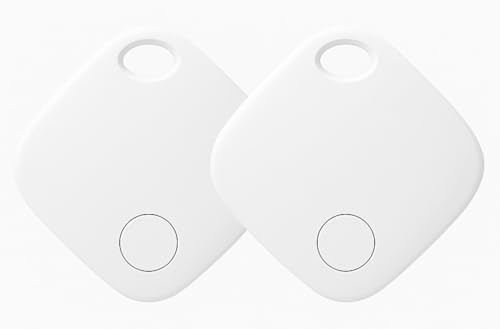 Oscanna Tracker-Tag mit Google-Gerät suchen (nur Android), Weiß, 2 Stück