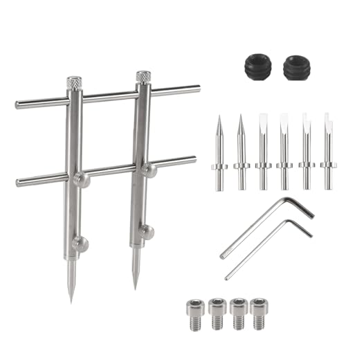 Eorleya Reparatur Werkzeug Set zum ÖFfnen Von Kamera Objektiven 10-100 Mm Objektiv Reparatur Set mit 3 Spitzen 6 Schrauben 2 Sechskant SchlüSsel für DSLR Kamera