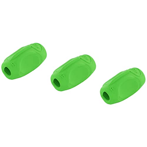 KUM AZ4060026-G - Schreibhilfe Sattler Grip A7, 3 Stück, grün, Stifthalter für Rechts- und Linkshänder