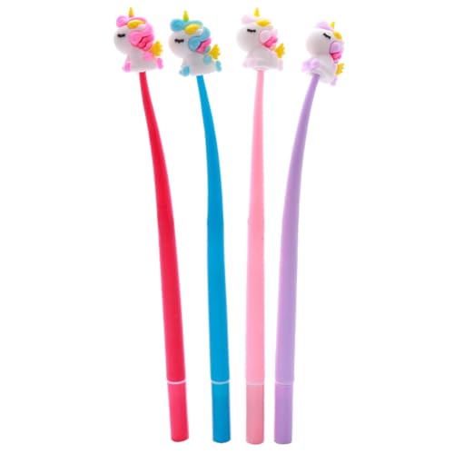 Cartoon Lustige Einhorn Form Kugelschreiber Cartoon Kawaii Schreiben Kugelschreiber Set für Schule Weihnachten (5)