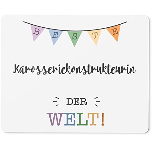 JUNIWORDS Mauspad Mousepad, Beste Karosseriekonstrukteurin der Welt (5705522)