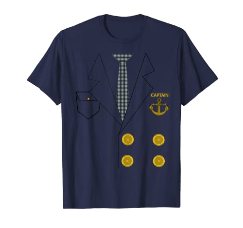 Seekapitän, lustiges Halloween-Kostüm T-Shirt