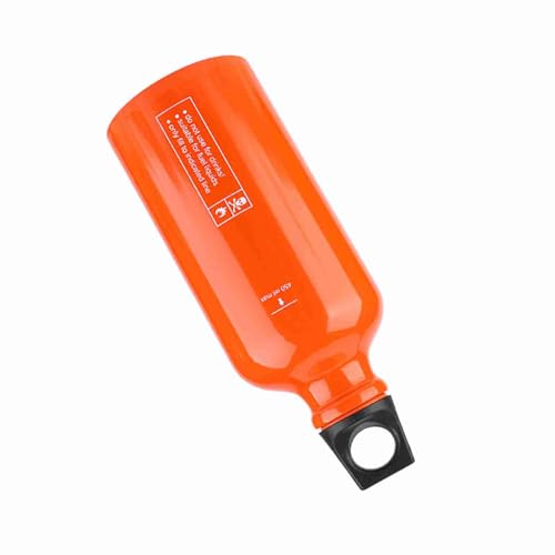Tomvorks Tragbare Brennstoffflasche, 530 Ml Aluminiumlegierungs -Brennstoff -Lagertank mit Ringgriff, Leckdichtungskappe Zum Camping, Wandern, Picknick, Rucksackverpackung und