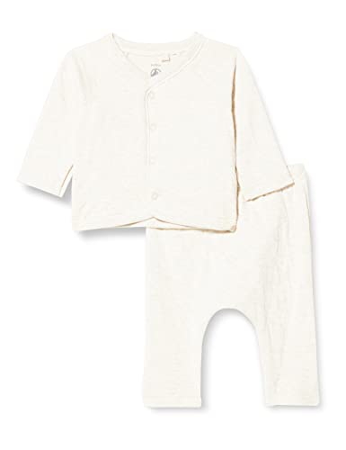 Petit Bateau Unisex Baby2-teiliges Set (2er Pack) , Beige Montelimar Chine, 6 Monate