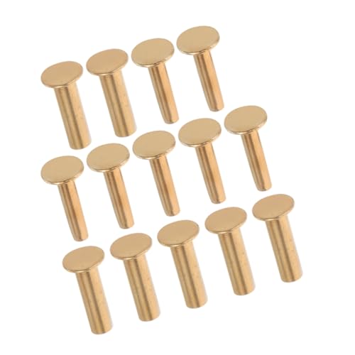 TOPBATHY 7paare Küchenmesser Griff Schraubnieten Ersatz Nieten Diy Messergriff Zubehör Langlebige Befestigungen Für Küchenmesser Einfache Installation Und Reparaturwerkzeuge
