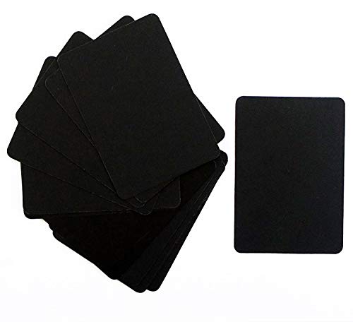 HAND Mini-Kreidetafel, 15 Stk, Schwarz, 7 x 10 cm, Kunststoff, Rechteckig, Hochzeit, Ladenschilder, Werbetafeln, Platzkarten