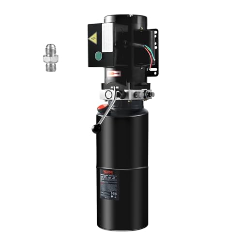 VEVOR Hydraulikpumpe Hydraulikaggregat 220V 9,5L Hydraulikaggregat 2200 W, Einfachwirkende Hydraulikpumpe Hydraulic Power Pack, 2,5 Gal Tank Hand Pump Hydraulikaggregat, für Aufzüge, Gabelstapler usw.
