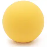 ATHLETIC AESTHETICS Massage-Ball [6cm Durchmesser] - Als Lacrosse-Ball und Faszien-Ball zur Selbstmassage und zur Triggerpunkttherapie (genaue Behandlung von Verspannungen) geeignet (Gelb)