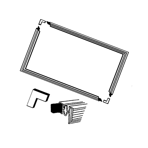 NEU UNIVERSAL Türdichtung Dichtung 2000x1000mm zum Selbstanfertigen Kühlschrank