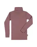 Dilling Kinder Rollkragenshirt aus Merinowolle Fuchsia