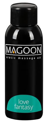 Magoon Love Fantasy Massage-Öl - erregendes Qualitäts-Öl für Frauen und Männer, reibungsloses Sex-Vergnügen, sinnlich, hautfreundlich, 100 ml