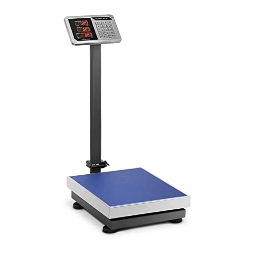 Steinberg Systems SBS-PF-150/20E Plattformwaage 150 kg / 20 g Wiegefläche 50 x 40 cm LED Akku 96 h