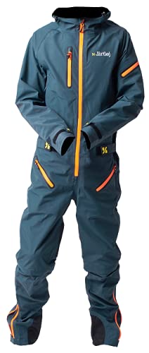 dirtlej dirtsuit core edition steel blue/orange Herren Fahrradanzug (L)