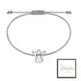 Konfirmation Geschenk, Schutzengel Armband Junge Silber Verstellbares mit Karte & Geschenkbox, Konfirmationsgeschenke für Jungs, Geschenke zur Konfirmation Kinder und Erwachsene