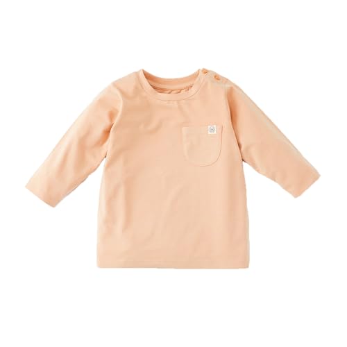 Cloby CBY-LS9-PS Long Sleeve Shirt/Langarmshirt mit UV-Schutz (UPF 50+) Peachy Summer/Aprikose (Gr. 12-18 Monate)