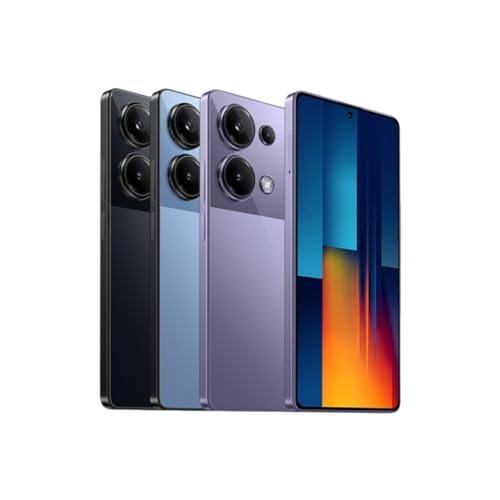 Xiaomi Poco M6 Pro Handy 120Hz 6.67" AMOLED Display, 8+256GB Smartphone mit Helio G99-Ultra Prozessor und 64MP AI Triple Kamera 5000mAh Akku 67W Turbo Charging (Schwarz Global Version)