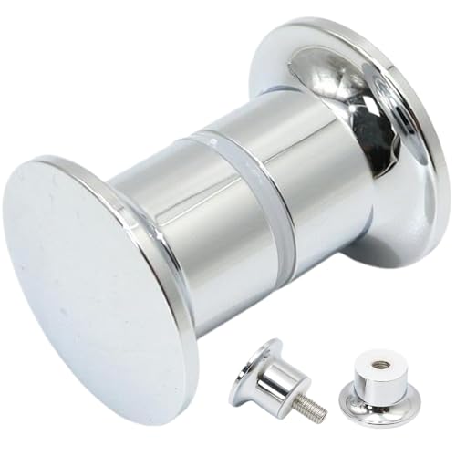BEAHING Schiebetürgriff, 2pcs Duschtürgriff 35 mm/30 mm robuster Edelstahl Schiebglasersatz für Badezimmer, Schränke und Schränke, Dusche