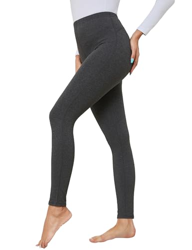 Terecey Thermo Lange Unterhose Damen, Winter High Waist Thermoleggins Elastische Fleece Weich Lange Unterhose für Damen