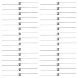 VooGenzek 30 Stücke 0.5 * 5.0 mm 180° Gerader Torsionsfeder, Edelstahl-Torsionsfeder, Torsionsfeder In V-Form, Für Die Heimwerker-Holzbearbeitung, Möbel, Reparaturprojekt