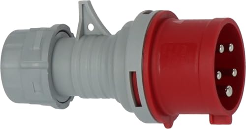 Brennenstuhl CEE-Stecker 400V/16A (für die Verwendung im Außenbereich IP44, schraubbare Anschlusstechnik, 5-polig)