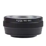 Hersmay M42-M4/3 Objektivadapterring M42 42 mm Mount Objektiv auf Micro Four Thirds MFT M4/3 Mount Kamera für Panasonic G3 G10 GF2 GF3 GH2 GH4 GH5S für Olympus E-P3 E-PL1 E-PL2 PEN E-M5 Mark II E -M10