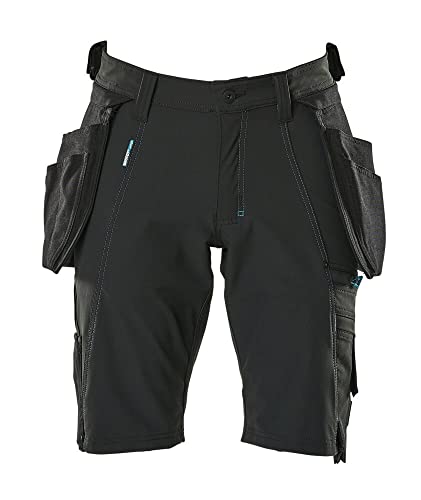 Mascot 17149-311-09 Advanced Cordura Ultimate Stretch Geringes Gewicht Shorts mit Hängetaschen, Schwarz, C50 Größe