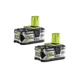 Ryobi 18 V ONE+ 2x5,0 Ah Lithium+ Akku |Elektrowerkzeug-Akku-Set