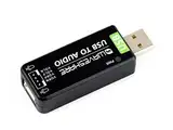 Waveshare USB to Audio Adapter,USB Audio Module Sound Card with External Audio Converter for Raspberry Pi and Jetson Nano,Driver-Free