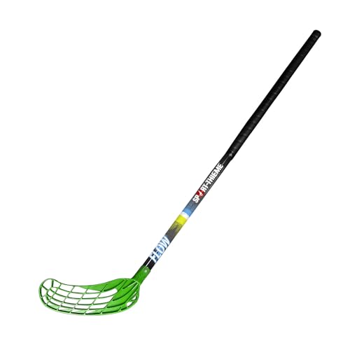 Sport-Thieme Floorballschläger Flow II | Universal-Kelle, anpassbar, PE-Kelle, ø 2,2 cm Schaft | Für Schulen, Vereine | Spielstärke: Fortgeschrittener | Material: Polycarbonat